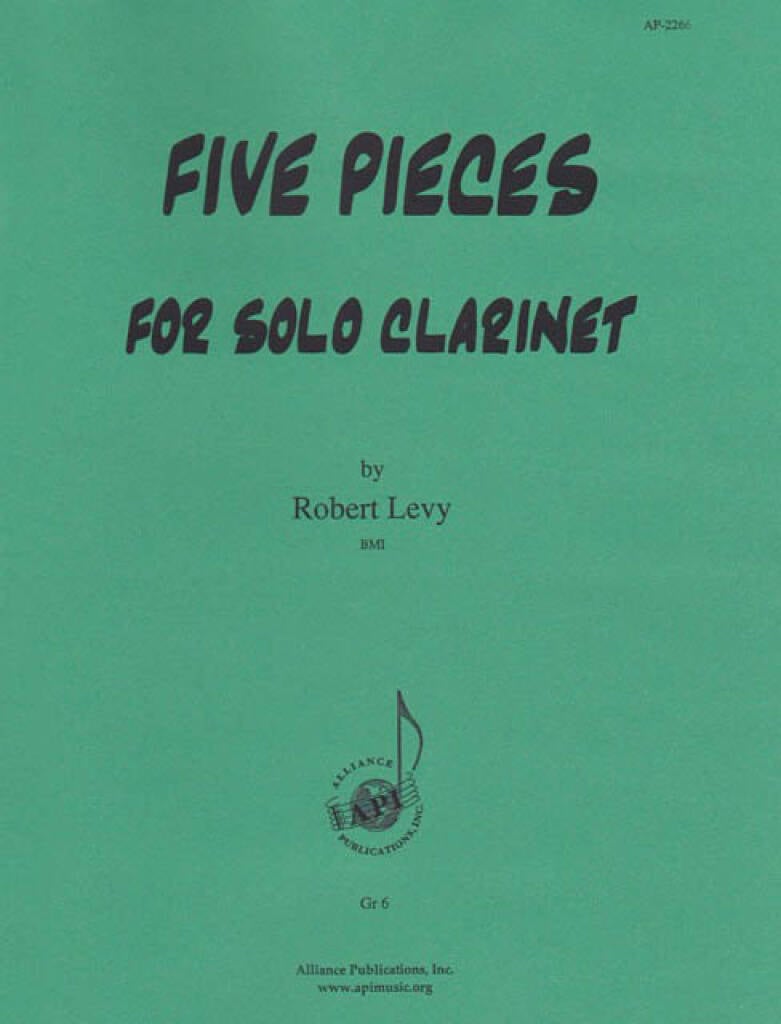 Five Pieces for Solo Clarinet